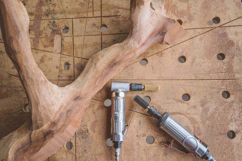 Kutzall Original Ball Nose Rotary Burr, 1â„4"Shaft, Fine - Wood Carving Bit for Bosch, DeWalt, Milwaukee. Abrasive Tungsten Carbide, 1â„4" (6.3mm) Dia. X 1-3â„8" (34.9mm) Length, BN-14G - Image 5